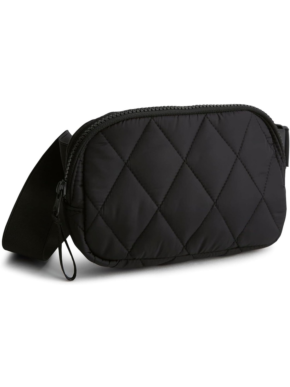 New Vera Bradley Black Quilted Belt Bag - Paisley Featherweight